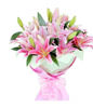 9 Pink Lilies