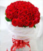 33 Red Roses,Green Leaves