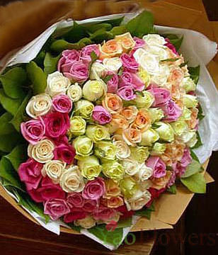 99 Mixed Roses,Thinking of you