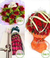 Three Days Delivery,11 Roses,33Roses,99 Roses