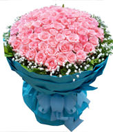 99 pink roses