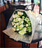 19 White Roses To China,Send Gifts,Elegant & Pure Love