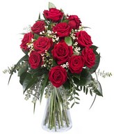 12 red roses