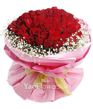 99 red roses