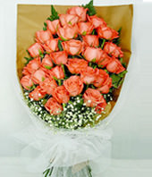 33 pink rose