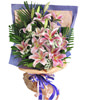 8 pink Lilium