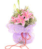 3 pink lilium