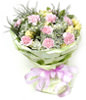 12 pink carnations