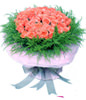 99 Pink roses,green foliages