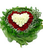 66 Roses,heart-shaped with Basket