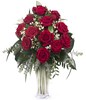 Blooming Love: 12 red roses