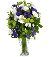 Gerberas and lisianthus