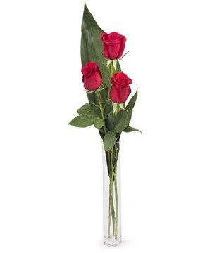 Love Promise: 3 red roses