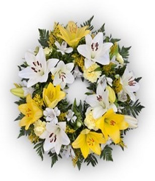Loving Memory Lemon Wreath