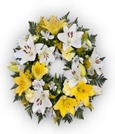 Loving Memory Lemon Wreath