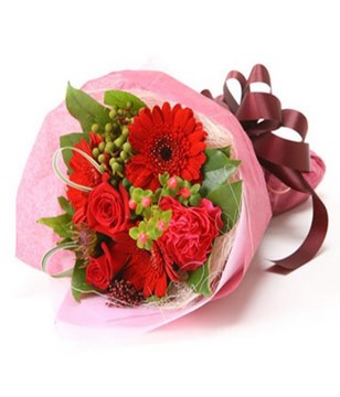 Mixed Flowers In A Bouquet
