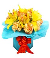 Combination of Lilies & Carnations