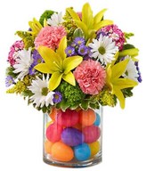 Lilies & Carnations In A Vase
