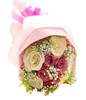 9 Stems of Purple and White Roses Hand Bouquet