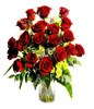 24 Red Roses in a Vase