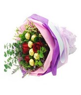 3 Red Roses with 6pcs Ferrero Rocher