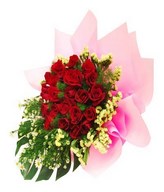 24 Red Roses Hand Bouquet