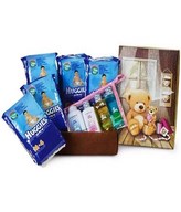 Dry Diapers (5pkt) & Toiletries Starter Kit (1set) in a box