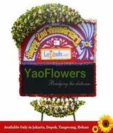 Congratulation Flower Board. Size 2x1,5M