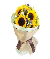 Bouquet of 9 Sunflowers