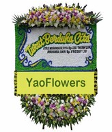 Sympathy Board Flower. Size 2x1,5