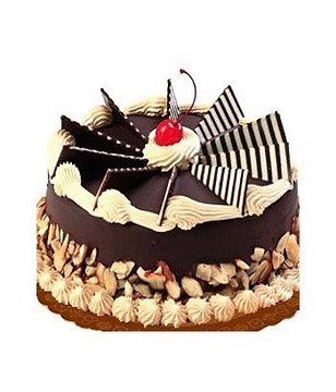 Almond Java Mousse Cake. Size 9 Inch.