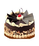 Almond Java Mousse Cake. Size 9 Inch.
