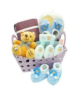 Baby Shoe, Warmer Bag & Travel Set with a Bear