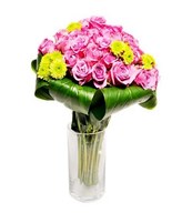 Purple Roses in a Vase