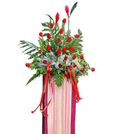 Red Roses Arranged In standing arrangement