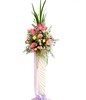 This colourful decorating of Lilies, Daisies and  Roses