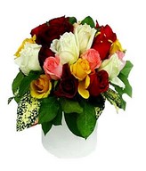 Floral arrangement of roses