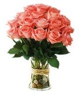 Dozen of Pink Rose Hand Bouquet