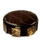 Mill and dark Chocolate mousse Cake